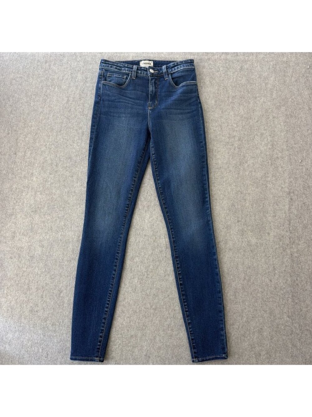 L'Agence Marguerite High Rise Skinny Jeans Womens 26 Monterey Wash Stretch USA